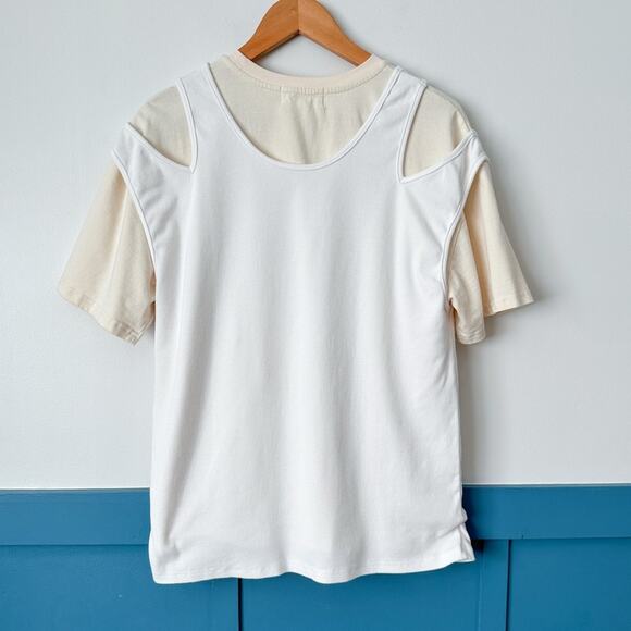 Todd Patrick Mens Double Layer Tee Shirt SIZE Medium Streetwear - Picture 2 of 7